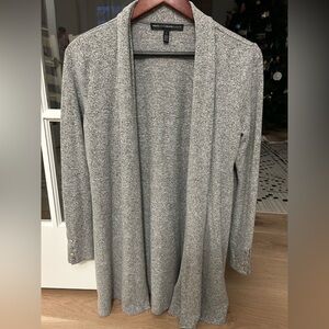 White House Black Market Heather Gray Cardigan
